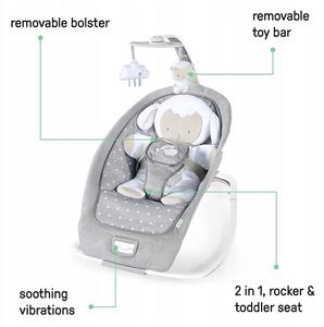 Ingenuity - Dětské houpátko s melodií CUDDLE LAMB 3xLR14