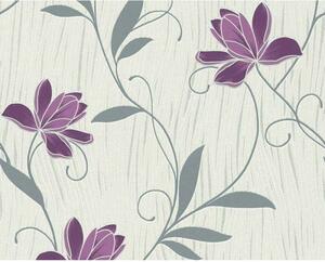 A.S. Création | Vinylová tapeta na zeď Styleguide Jung 3062-34 | 0,53 x 10,05 m | šedá, fialová, bílá