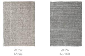 Linie Design Hebký koberec Alva Silver, stříbřitě šedý Rozměr: 140x200 cm