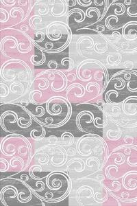 Vopi | Kusový koberec Toscana 3130 pink - 80 x 300 cm