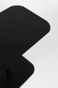ZUIVER SNOW SIDE stolek černá obdĺžnik