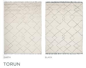 Linie Design Geometrický koberec Torun Earth, smetanovo-hnědý Rozměr: 140x200 cm