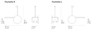 Cini & Nils designová nástěnná svítidla Fischietto