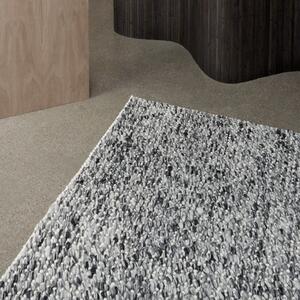 Linie Design Vlněný koberec Sigri Charcoal, uhlově šedý Rozměr: 140x200 cm