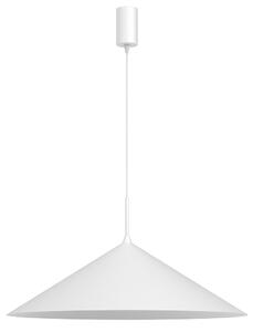 Závěsné svítidlo Capital, 1x bílé kovové stínítko, (fi 60cm), w