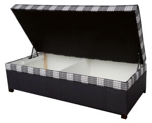 Kvalitní postel Senior 90x200cm, šedá