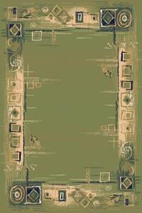 Vopi | Kusový koberec Solid 07AVA - 130 x 200 cm, zelený