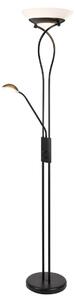 Rabalux 4554 Gamma Trend Stojací lampa | E27 | Bílá | Černá - r-4554