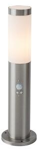 Rabalux 8267 Inox torch Zahradní sloupkové světlo | E27 | Bílá | Chrom | Kov - r-8267