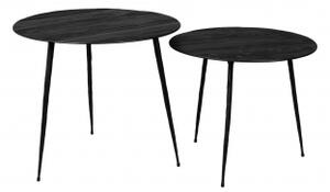 PEPPER konferenční stolek ve dvou velikostech černá 40x30