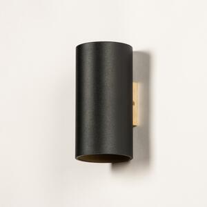 Nástěnné koupelnové designové svítidlo Baurne Black and Gold (LMD)