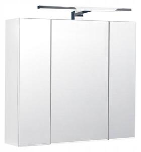 Závěsná koupelnová skříňka Better Home bílá se zrcadlem 60 cm