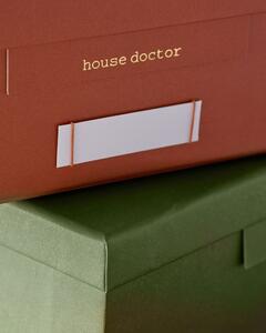 Úložný papírový box Green/Orange Větší zelená