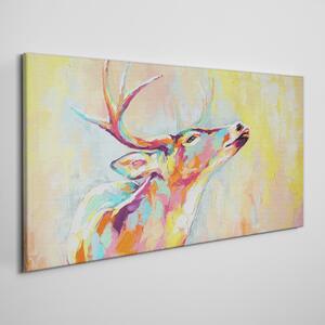 Obraz na plátně Obraz na plátně Zvířecí jelen abstrakce