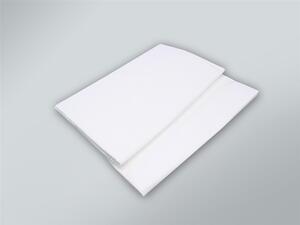 Vesna | Prostěradlo bavlna plátno bílé 140x230 cm