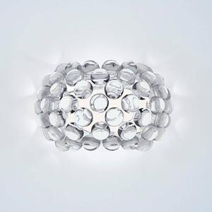 Foscarini Caboche Plus piccola R7s nástěnné svítidlo čiré, stmívatelný, Čirá / transparetní, Obývací pokoj / jídelna, Plast, Design