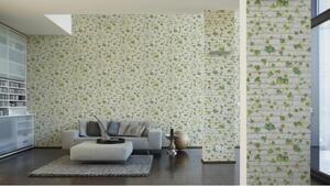 A.S. Création | Vliesová tapeta na zeď Essentials 31942-1 | 0,53 x 10,05 m | bílá, zelená, šedá