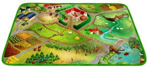 Vopi | Dětský koberec Ultra Soft Farma - 130 x 180 cm