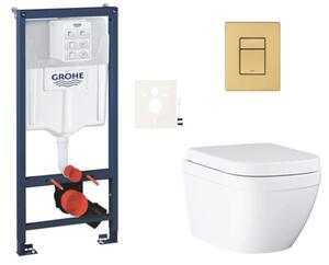 Závěsný WC set do lehkých stěn / předstěnová montáž GROHE Euro Ceramic SIKOGRSEUSCGN0