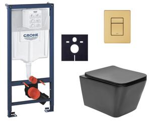 Závěsný WC set do lehkých stěn / předstěnová montáž SAT Infinitio SIKOGRSIN12BSCGN0