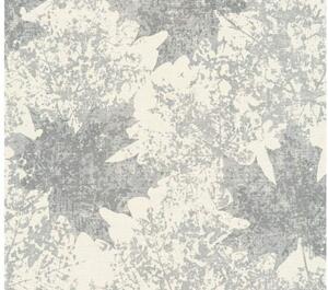 Vliesová tapeta na zeď Designbook 32264-5 | 0,53 x 10,05 m | stříbrná, šedá, bílá | A.S. Création