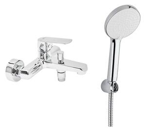 Vanová baterie SAT Feel s vanovým setem 150 mm chrom SATBSFEEL222SET1