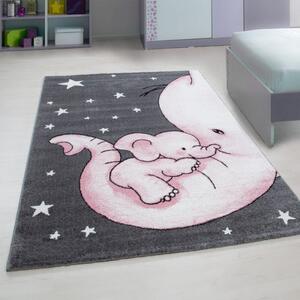Vopi | Dětský koberec Kids 560 pink - 160 x 230 cm