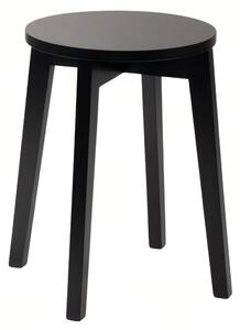 FormWood Černá dřevěná stolička Tabonta 46 cm