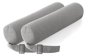 Calligaris Válcovité polštáře Mies (2 ks) pro postele a sofa, CS6089, CS3398 Rozměr: 73xO 18 cm (Mies, 160x200 cm), provedení rám/struktura: Látka kategorie 1