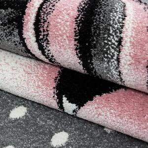 Vopi | Dětský koberec Kids 590 pink - 80 x 150 cm