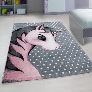Vopi | Dětský koberec Kids 590 pink - 80 x 150 cm