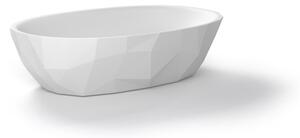 Umyvadlo na desku SAT Meda 56x37 cm bez otvoru pro baterii SATME5637
