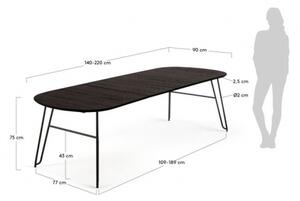 MILIAN rozkládací jídelní stůl 140 x 90