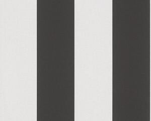 Vliesová tapeta na zeď Black And White 4 3342-13 | 0,53 x 10,05 m | černá, bílá | A.S. Création