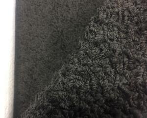 Vopi | Kusový koberec Color shaggy antraciet - Kulatý průměr 57 cm