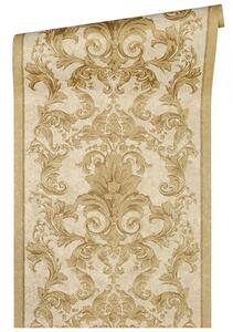 Vliesová tapeta na zeď Versace 2 96216-5 | 0,70 x 10,05 m | béžová, zlatá | A.S. Création