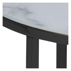 ALISMA ROUND BLACK konferenční stolek bílá