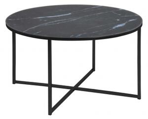 ALISMA ROUND BLACK konferenční stolek černá