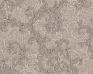 A.S. Création | Vliesová tapeta na zeď Versace 96231-1 | 0,70 x 10,05 m | béžová, šedá, metalická