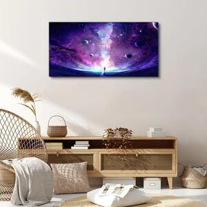 Obraz na plátně Obraz na plátně Noční obloha hvězda vesmír