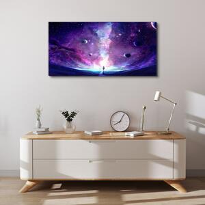 Obraz na plátně Obraz na plátně Noční obloha hvězda vesmír