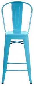 PARIS ARMS barová židle modrá