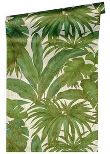 A.S. Création | Vliesová tapeta na zeď Versace 96240-5 | 0,70 x 10,05 m | bílá, zelená