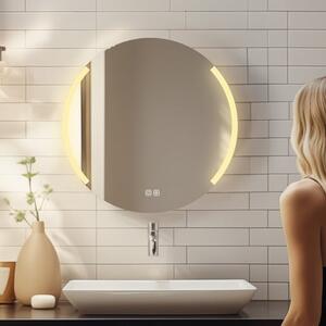 Zrcadlo se dvěma dotykovými senzory Naturel 60 cm hliník ZIL60LEDSE