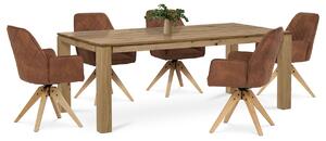 Stůl jídelní 200x100x75 cm, masiv dub, povrchová úprava olejem