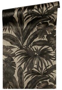 A.S. Création | Vliesová tapeta na zeď Versace 96240-1 | 0,70 x 10,05 m | béžová, hnědá, černá, metalická
