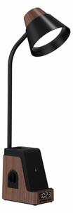 Immax 08999L - LED+CCT Stm stolní lampa s bezdr nab QI IDEAL LED/8W/230V hnědá