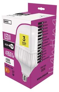 Emos lighting LED žárovka Classic T140 / E27 / 44,5 W (270 W) / 4 850 lm / neutrální bílá 1525423500
