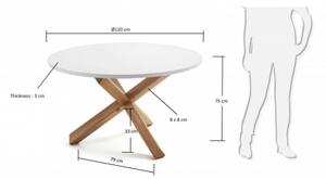 LOTUS ROUND stůl průměr 120 cm