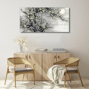 Obraz na plátně Obraz na plátně Větve stromů květiny slunce